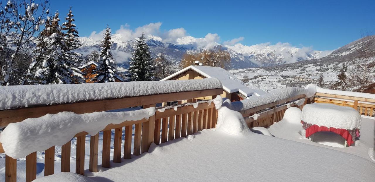 Chalet 19 Personnes Le Petit Mozart Villa Les Orres Buitenkant foto